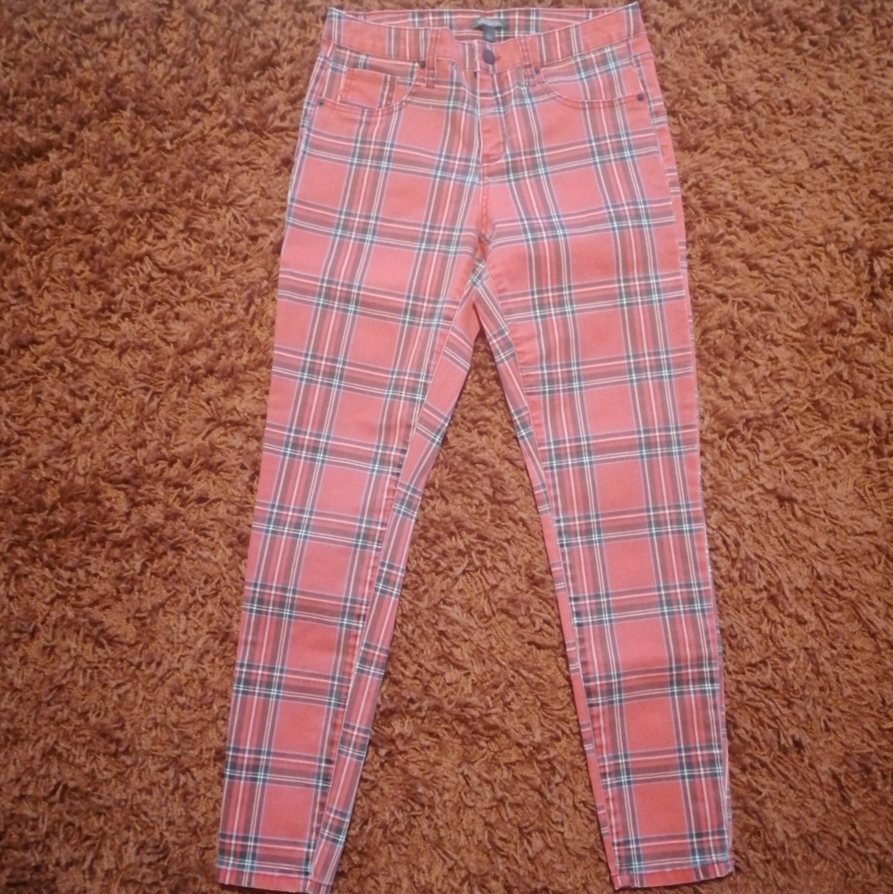 Plaid Christmas pants